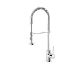 GRIFO MONOMANDO CON CAÑO EXTRAÍBLE CON 2 FUNCIONES PARA COCINA TRES ESPACIO DE COCINA CROMO 3049301