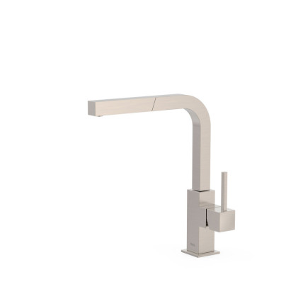 GRIFO MONOMANDO CON CAÑO EXTRAÍBLE PARA COCINA TRES ESPACIO DE COCINA ACERO 50643703
