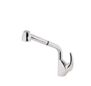 GRIFO MONOMANDO CON CAÑO EXTRAÍBLE CON 2 FUNCIONES PARA COCINA TRES ESPACIO DE COCINA CROMO 3044401