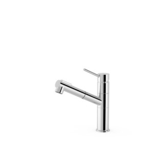GRIFO MONOMANDO CON CAÑO EXTRAÍBLE CON 2 FUNCIONES PARA COCINA TRES ESPACIO DE COCINA CROMO 3043401