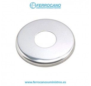 ESCUDO PLANO A/INOX 1/2' Ø 55