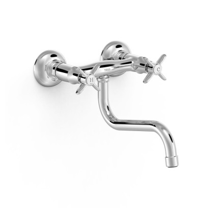 GRIFO BIMANDO MURAL PARA COCINA TRES ESPACIO DE COCINA CROMO 24231001