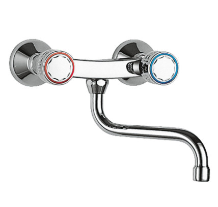 GRIFO BIMANDO MURAL PARA COCINA TRES ESPACIO DE COCINA CROMO 123310