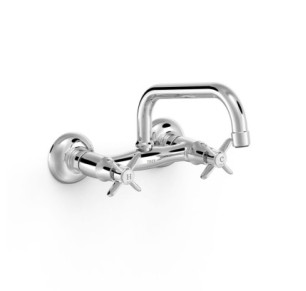 GRIFO BIMANDO MURAL PARA COCINA TRES ESPACIO DE COCINA CROMO 24221501