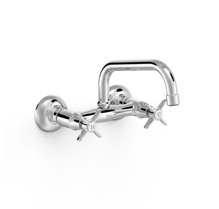 GRIFO BIMANDO MURAL PARA COCINA TRES ESPACIO DE COCINA CROMO 24221501