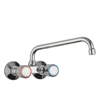 GRIFO BIMANDO MURAL PARA COCINA TRES ESPACIO DE COCINA CROMO 123230