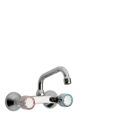 GRIFO BIMANDO MURAL PARA COCINA TRES ESPACIO DE COCINA CROMO 123314