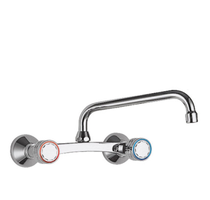 GRIFO BIMANDO MURAL PARA COCINA TRES ESPACIO DE COCINA CROMO 123416