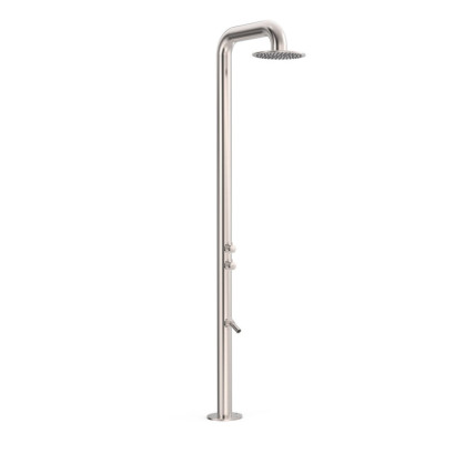 DUCHA PARA EXTERIOR DE ACERO INOXIDABLE 316 TRES COLECTIVIDADES ACERO INOXIDABLE 13499504