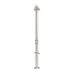 DOBLE DUCHA PARA EXTERIOR DE ACERO INOXIDABLE 316 TRES COLECTIVIDADES ACERO INOXIDABLE 13499502