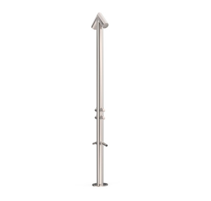 DOBLE DUCHA PARA EXTERIOR DE ACERO INOXIDABLE 316 TRES COLECTIVIDADES ACERO INOXIDABLE 13499502