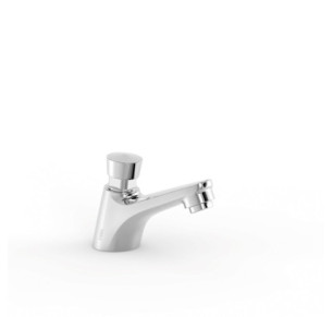 GRIFO TEMPORIZADO DE 1 AGUA PARA LAVABO TRES COLECTIVIDADES CROMO 21210301