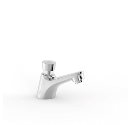 GRIFO TEMPORIZADO DE 1 AGUA PARA LAVABO TRES COLECTIVIDADES CROMO 21210301