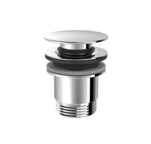 VÁLVULA DE DESAGÜE CLICK-CLACK SIMPLE-RAPID PARA LAVABO TRES COMPLEMENTOS DE GRIFERÍA CROMO 24284001