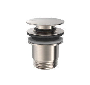 VÁLVULA DE DESAGÜE CLICK-CLACK SIMPLE-RAPID PARA LAVABO TRES COMPLEMENTOS DE GRIFERÍA ACERO 24284001AC