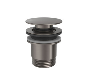 VÁLVULA DE DESAGÜE CLICK-CLACK SIMPLE-RAPID PARA LAVABO TRES COMPLEMENTOS DE GRIFERÍA GRAFITO 24284001GR