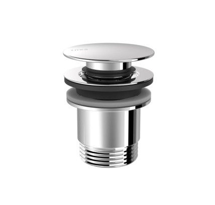 VÁLVULA DE DESAGÜE CLICK-CLACK SIMPLE-RAPID PARA LAVABO TRES COMPLEMENTOS DE GRIFERÍA CROMO 24284010