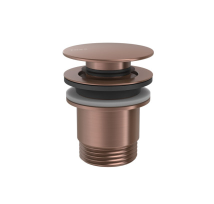 VÁLVULA DE DESAGÜE CLICK-CLACK SIMPLE-RAPID PARA LAVABO TRES COMPLEMENTOS DE GRIFERÍA VOLCANIC 24284010VO