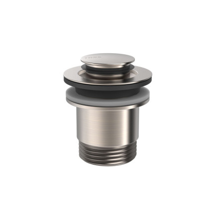 VÁLVULA DE DESAGÜE CLICK-CLACK SIMPLE-RAPID PARA LAVABO TRES COMPLEMENTOS DE GRIFERÍA ACERO 24284020AC