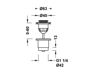 VÁLVULA DE DESAGÜE CLICK-CLACK SIMPLE-RAPID PARA LAVABO TRES COMPLEMENTOS DE GRIFERÍA NEGRO BRONCE 24284020KMB
