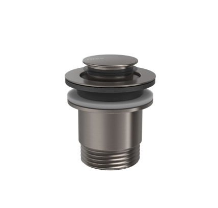 VÁLVULA DE DESAGÜE CLICK-CLACK SIMPLE-RAPID PARA LAVABO TRES COMPLEMENTOS DE GRIFERÍA GRAFITO 24284020GR