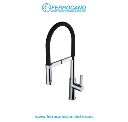 MONOMANDO FREGADOR CLEVER CHEF 3 VIAS CROMO 61100