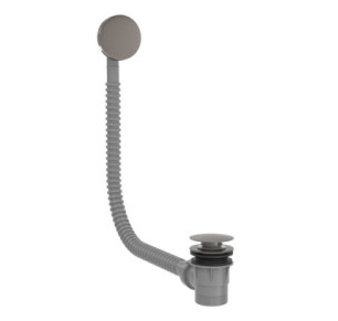 VÁLVULA DE DESAGÜE CLICK-CLACK CON REBOSADERO  GRAFITO 03453420GR
