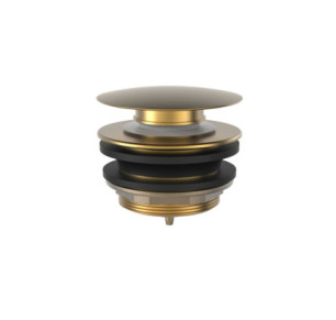 VÁLVULA DE DESAGÜE CLICK-CLACK  ORO MATE 24K 13474010OM