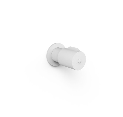 LLAVE DE PASO EMPOTRADA TRES COMPLEMENTOS DE GRIFERÍA BLANCO MATE 06151101BM