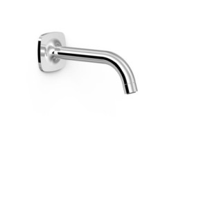 CAÑO FIJO DE PARED TRES COMPLEMENTOS DE GRIFERÍA CROMO 22218101