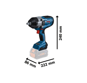 ATORNILLADOR IMPACTO BOSCH GDS 18V-1000 (2X5.5AH+CARGADOR+MALETIN)