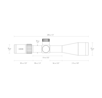 VISOR HAWKE AIRMAX 30 6-24X50 WA SF