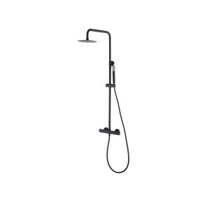 COLUMNA DUCHA IMEX MONZA TERMOSTATICA NEGRO MATE BTM039/NG