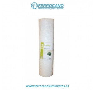 MALLA PROTECCIÓN NATUUR CUADRADA 9X9MM PLÁSTICO BLANCO 1X25 METROS