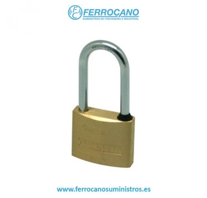 CANDADO LATÓN ARCO LARGO 40MM NIVEL