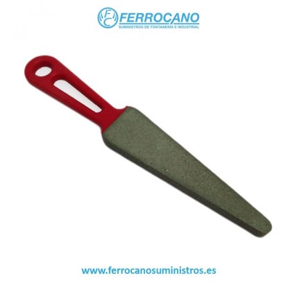 PIEDRA AFILADORA CON MANGO RUVICOR