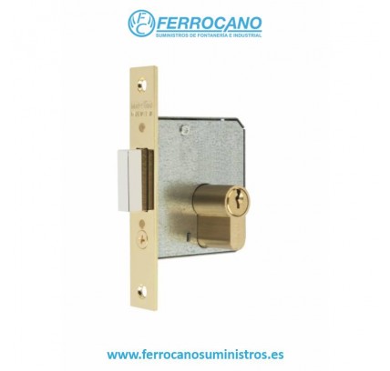 CERRADURA EMBUTIR ENTRADA 35MM CANTO CUADRADO