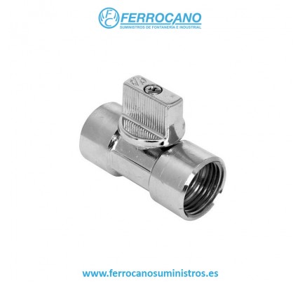 VALVULA ESFERA MINI ARCO 1/2" M-H C/MANDO 02204
