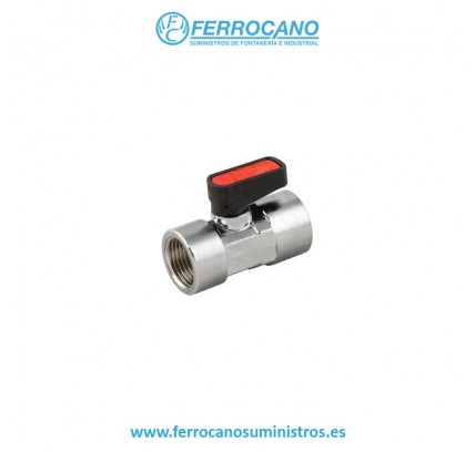 VALVULA BOLA AIRE MINI H-H 1/4"