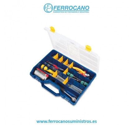 MALETIN HERRAMIENTAS Nº46 TAYG 378X290X61MM AZUL
