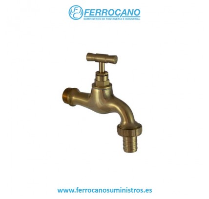 GRIFO MANGUERA 1/2' PULIDO