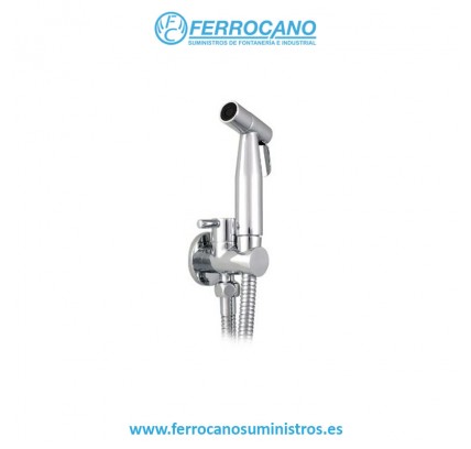 DUCHA HIGIÉNICA BIDÉ/WC KALLA ERGOS CROMO 23290