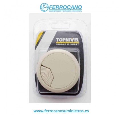 TAPON PASACABLES PLASTICO 60MM BLANCO