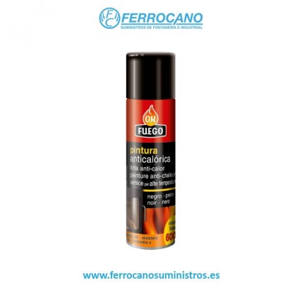 SPRAY ANTICALORICO OK FUEGO NEGRO 400ML 600º