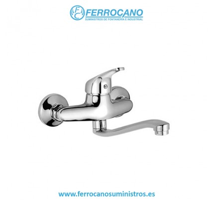 MONOMANDO FREGADERO KALLA ENKEL PARED CAÑO BAJO 23605