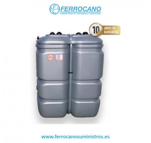 DEPOSITO GASOLEO SCHUTZ DOBLE CUBETO 1000 LITROS PLASTICO-PLASTICO