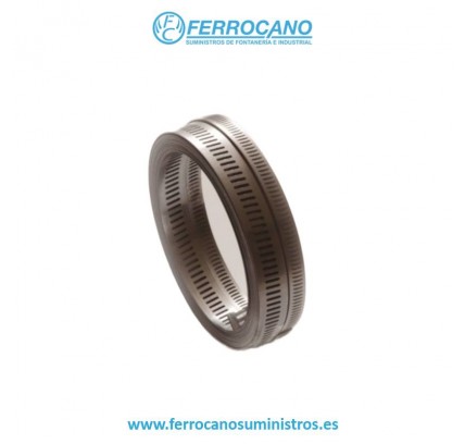 FLEJE ACERO INOXIDABLE ABRAZADERA SIN FIN W2 ADAPFLEX 3 METROS X 14MM