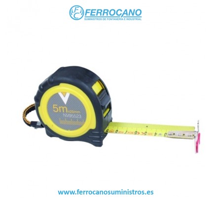 FLEXOMETRO MAGNETICO 5MX25MM DOBLE FRENO