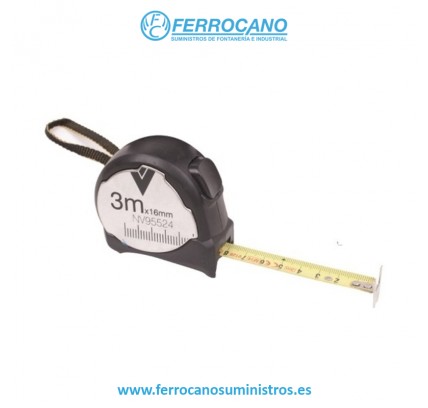 FLEXOMETRO MAGNETICO 3MX16MM CON FRENO