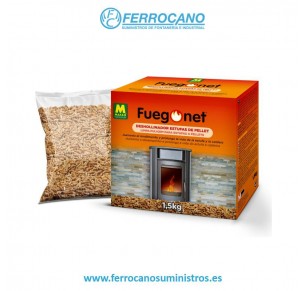 DESHOLLINADOR FUEGONET ESTUFAS PELLET 1.5KG MASSO